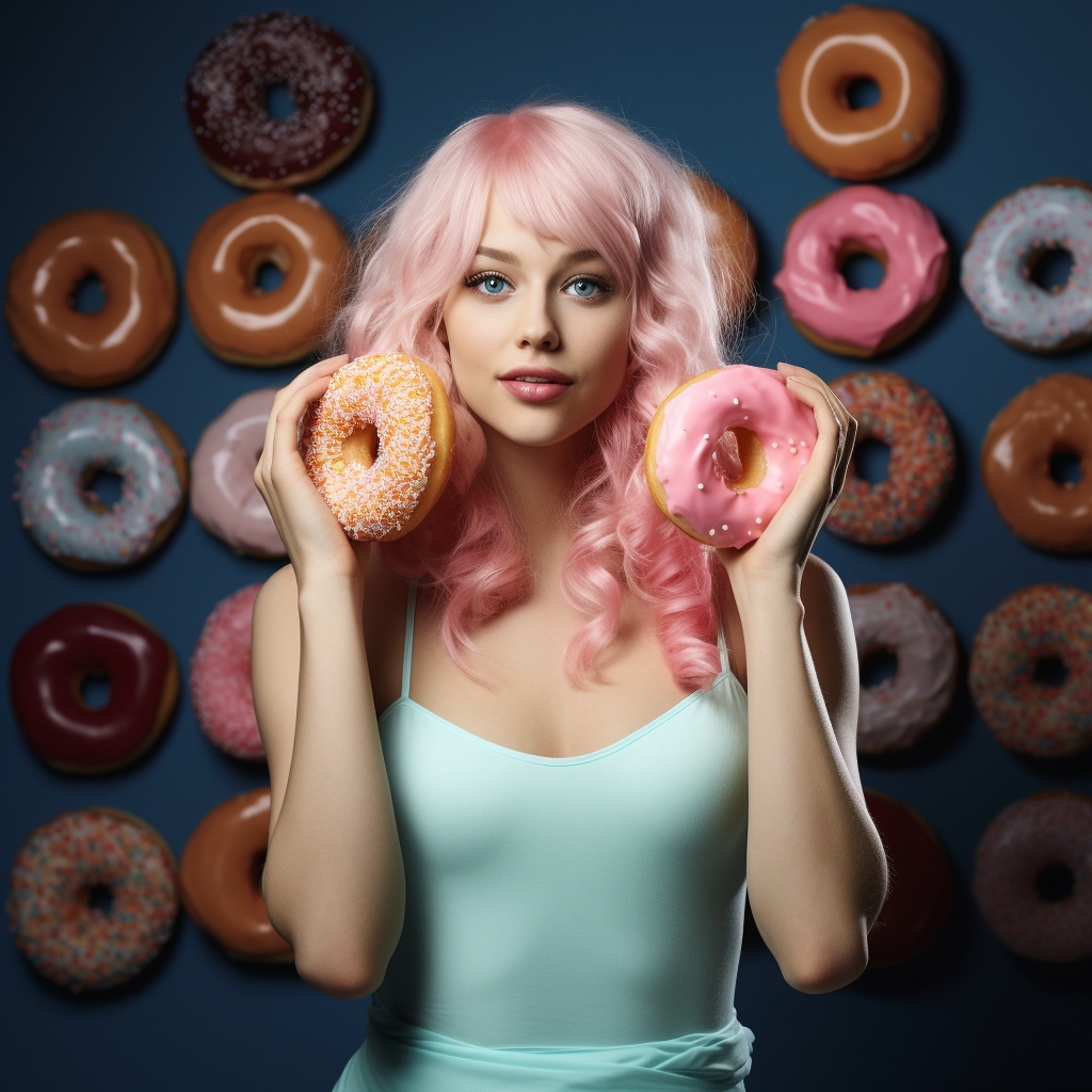 Multi-colored Donut Accessories for Wedding Parties