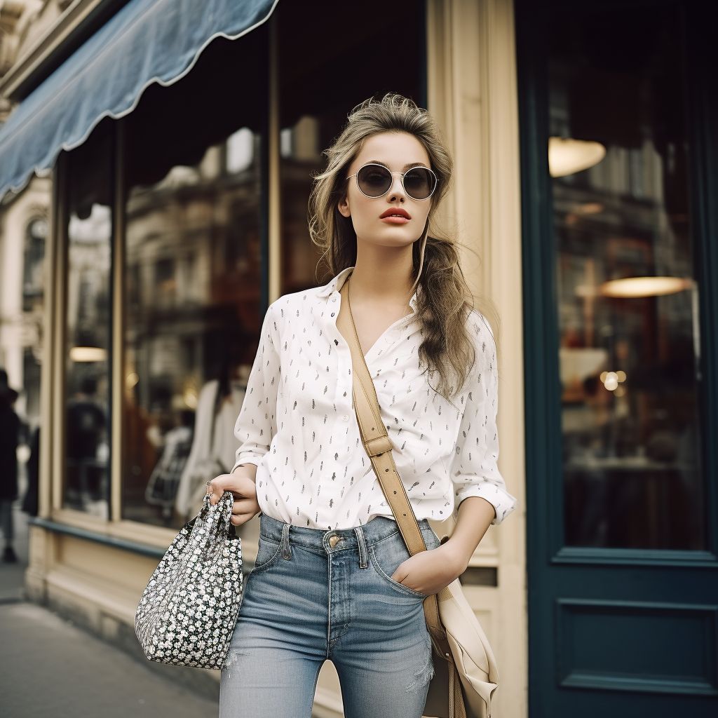 Young Fashion Style of Parisian Women on the Streets